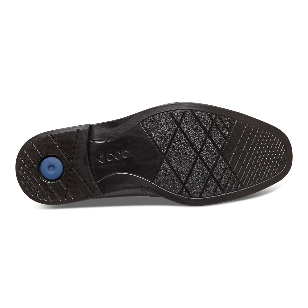 ECCO Mens Slip On Black - Melbourne Bike - DZQ-609587